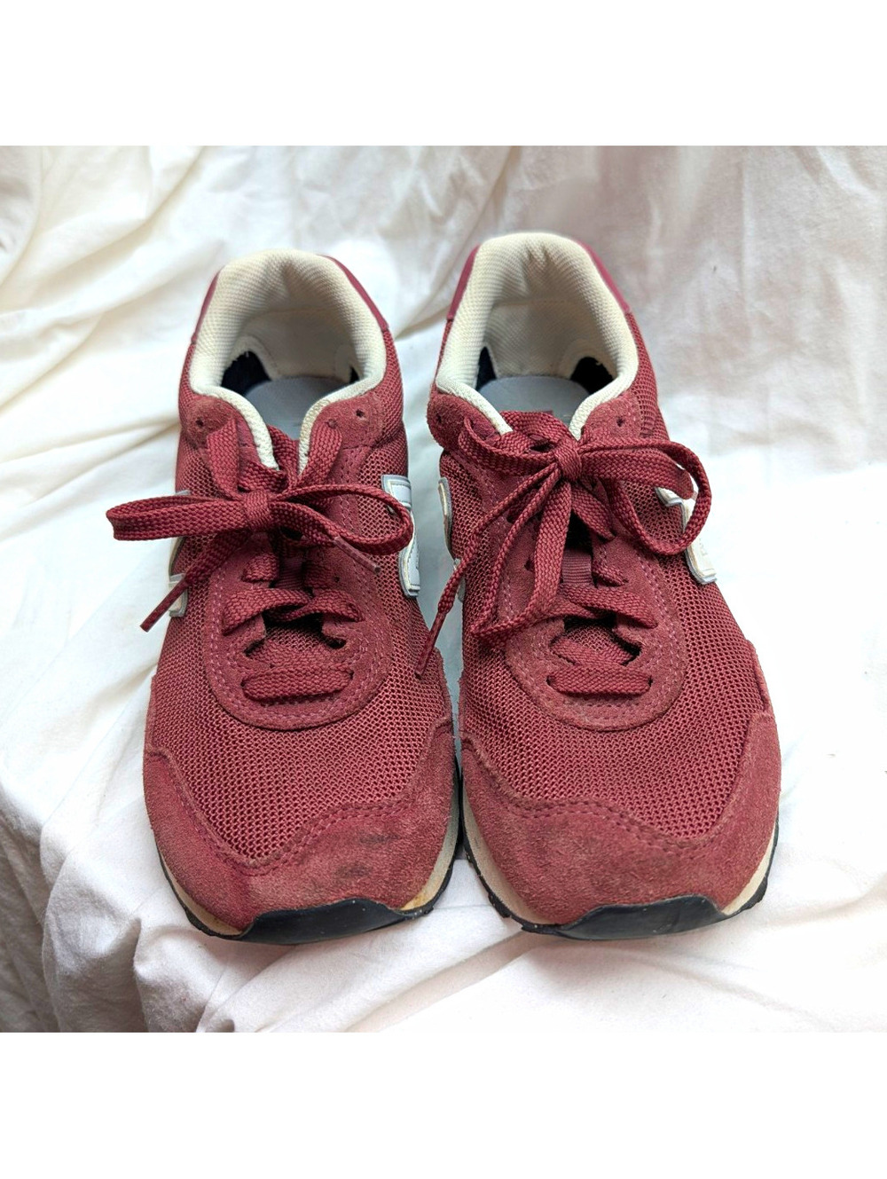 New Balance 515 Burgundy Low Top Lace-Up Athletic Sneakers WL515CM3